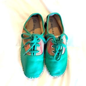 Burberry kids shoes loafers mulloy Green unisex